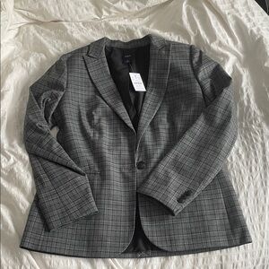 J. Crew Gray Plaid Women's Blazer